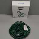 DEWENWILS 40 FT Total, Outdoor Extension Cord 1 to 3 Splitter for Lights, 3 Prong Outlets Plugs, Max 28ft End to End 16/3C SJTW Weatherproof Wire for Outdoor String Lights, ETL Listed (Green)