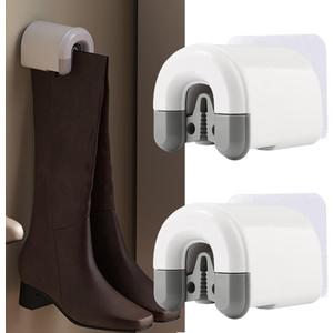 Space Saving Boot Shelf Entryway Holder,Long and Short Boot Shaper Stands for Storag,Shoe Storage Hanger Clips for Socks Hat Shoe,2 Pieces