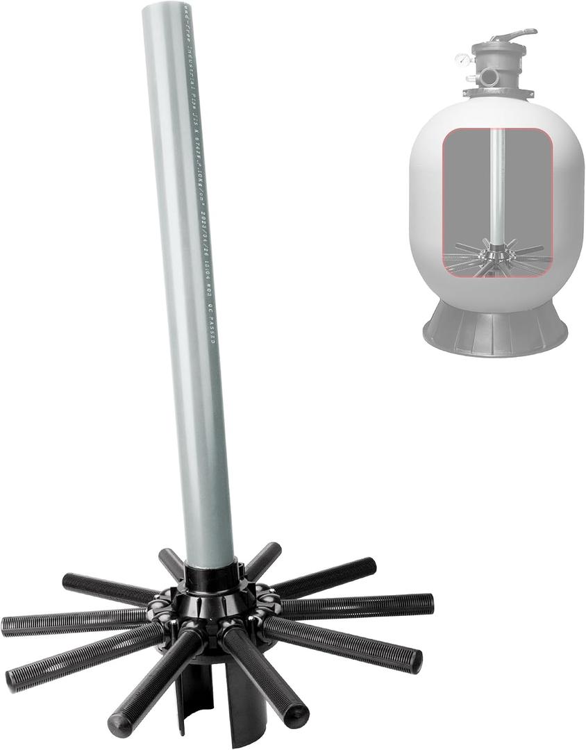 Upgrade SX244DA Lateral Assembly for Hayward s244t Sand Filter Tank, Center Pipe Threaded Lateral Compatible with Hayward S244T, S244TC, S270T, S270T2 Sand Filter Replacement Parts