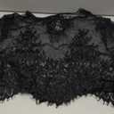 Women's Sexy Floral Lace Sheer Mesh Crop Tops  XL