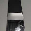 JUSRON 360 Viewing Angle Self Hair Cutting Mirror, Clear Anti-Fog HD Glass (Black Without LED Without Accessories)