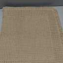 Waffle Bath Mat, Super Absorbent Non-Slip Bath Mats for Bathroom Floor, Machine Washable Bathroom Rugs with Tassels, Rubber Backed Bathroom Mats, Ultra Soft. (Brown, 18"X30") (1'6" x 2'6" (Rectangular))