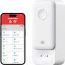 SwitchBot WiFi Water Sensor, Smart Water Leak Detector, 100dB Adjustable Alerts & App Alerts, IP67 Waterproof, Wireless Detector for Kitchen, Bathroom, Basement, No Hub Required (Support 2.4G)