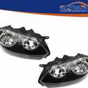 GXYWADY Headlight Assembly Replacement for 2010-2014 Golf/Jetta Sportwagen(MK6) Headlights Left and Right Side 5K0941005C, 5K0941006C