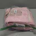 SHACOS 3 Pieces Bath Rugs Set with Toilet Lid Cover Soft Absorbent Bath Mats U Shape Contour Rug Toilet Cover Absorbent Non Slip Machine Washable Plush Bathroom Rug (Pink)