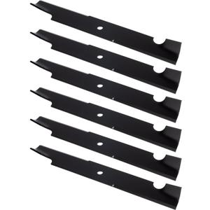 6-Pack Mower Blades for Bad Boy 54 inch Deck, Compatible with 038-0005-00 MZ Magnum ZT 54, High-Lift Commercial Grade Replacement Blades (6pc)