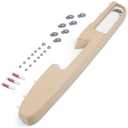 80995 Front Left Driver Side Armrest Repair Kit Fit for Chevy Silverado Suburban Tahoe Avalanche For GMC Sierra Yukon 2010-2014 Door Panel with Release Handle Above Armrest 27In - Tan - GM# 84127282