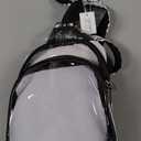 CLUCI Clear Bag for Stadium Events, Clear Crossbody Bag Purses for women stadium Transparent, Concerts Sports