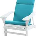Adirondack Chair High Density Foam Cushions,High Back Outdoor Rocking Chair Cushion (Lake Blue)