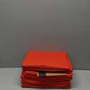 BRILLMAX 6 Pack Red Tablecloths 60 x 126 Inch for 8ft Rectangle Tables - 150 GSM Polyester Fabric, 15" Standard Drop, Water, Stain & Wrinkle Resistant Cloth Cover for Wedding Banquet Dining Buffet