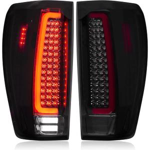 Tresound LED Tail Light for 2019-2023 GMC Sierra 1500, 2020-2023 Sierra 2500 HD 3500 HD w/Factory Incandescent TailLight Model, Not Fit Factory LED Tail Light and 2019 Sierra 1500 Limited Model (Chrome Housing Smoked Lens)