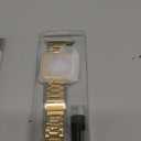 MioHHR Solid Stainless Steel Band Compatible with Apple Watch 46mm (Series 11 10), Metal Strap with Soft TPU Case for iWatch Series 11/10 46mm Women and Men, Gold