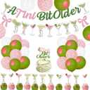 Martini Birthday Party Decorations, A Tini Bit Older Garland Banner Cake Topper Balloons for Girls Women Trendy for Martini Birthday Party, Bridal Shower,Martini Bar Bachelorette Party Decorations