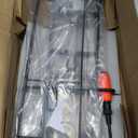 Haturi Vacuum Stand for Dyson V15 V12 V11 V10 V8 V7 V6, Metal Storage Holder for Cordless Vacuum & Accessories, Compatible with DC30 DC31 DC34 DC35 DC58 DC59 DC62 DC74, Black (With Rectangular Base)