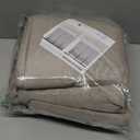 Pinch Pleated Curtains Blackout, Linen Blackout Curtains 90 inches Long 2 Panels Set for Bedroom, Thermal Insulated Pinch Pleated Drapes for Living Room, 40" W x 90" L (Pack of 2), Taupe