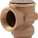 Cash Acme 3/4 Inch RV FWL-2 Pressure Relief Valve, Bronze, 150 PSI, 14737-0150