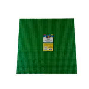 Strictly Briks Classic Baseplates, 100% Compatible with All Major Brands, Green, 4 Pack, 16x16 Inches