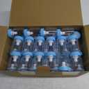 Tessco 72 Pcs 3.5 Inch Baby Bottle Shower Favor Mini Plastic Candy Bottle Clear Plastic Baby Bottles for Baby Shower Mini Baby Bottle Feeding Bottle Candy Box for Baby Shower Supplies Gift (Blue)