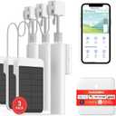 SwitchBot Smart Electric Motorized Blinds Kit - 3Pack with 2.4G WiFi Remote Control, Solar Powered, Compatible with Alexa, Google Home and Siri, Light Sensing Control, Unlimited Group Control