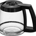 12-Cup Coffee Maker Carafe Replacement Compatible with Cuisinart Coffee Maker SS-12, SS-15, SS-16, DCC-1100BK, DCC-1200, DCC-2650, CHW-12P1, DGB-400, DGB-550BK, DGB-550BK1, DGB-625BC and DGB-700BC