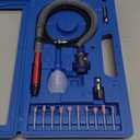 Gunpla 17pcs Micro Air Die Grinder Kit Pneumatic Pencil Die Grinder 1/8 and 3/32 Inch Collet Capacity High Speed Grinding Lightweight Compact Tool Kit for Cleaning Cutting Polishing Welding, 58000 RPM