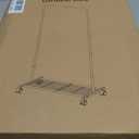 Sakugi Clothes Rack - Clothing Rack with Storage Mesh Shelf & Casters, Heavy-Duty Metal Clothing Rack for Hanging Clothes, Dresses, Coats, Large Load Capacity, Easy Assembly, White, 28.0"x16.9"x59.0"