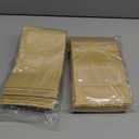 FireKylin Resealable Stand Up Pouches with Zipper 100 PCS, 4.7" x 7.9", Paper Bags, With Window, Clear Fornt Pouches, Food Storage, Brown