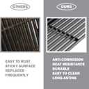 463242516 Grates Replacement for Charbroil Tru Infrared 3 Burner Grill Parts Commercial 463242515 Grill Grates Signature 463367016 463342620 463243016 Cooking Grates G466-0025-W1A G474-0017-W1 17 Inch