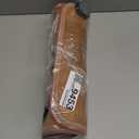 Foot Warmer Under Desk - 15.9x19.9in Heated Floor Mat 110V Adjustable Temperature Electric Heater with Timer for Office Home, Heating Pad for Cold Feet (Brown Wood)