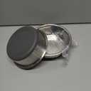PEGYY11 Nonslip Stainless Steel Dog Bowls, 3.8 US Cup, 2 Count