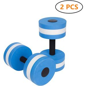 BigBoss Sports Aquatic Exercise Dumbbells Aqua Fitness Barbells Exercise Hand Bars-Set of 2 (blue)