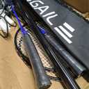 BAGAIL Outdoor Badminton Net Set with Anti-Sag Winch System - Official Size 20ft x 5ft, 4 Rackets, 3 Shuttlecocks, Durable PE Net & Carry Bag for Backyard, Beach, Family Games - Yellow