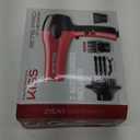 KISS 1875 Watt Pro Tourmaline Ceramic Hair Dryer, 3 Heat Settings, 2 Speed Slide Switch, Cool Shot Button, 2 Detangler Combs, 1 Concentrator, 1 Diffuser, Removable Filter Cap & 4 Sectioning Clips
