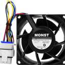 2025 Upgraded OEM WR60X26866 Refrigerator Evaporator Fan Motor, Compatible with GE Refrigerator, Replace V80E14MS2A3-57A611, WR60X10341, WR60X10356, WR60X10357, etc.