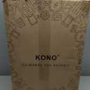 Kono 4 Piece Luggage Sets Expandable (only 28") with Spinner Wheels TSA Lock Lightweight PC+ABS Hardside Travel Rolling Suitcases 20in 24in 28in Carry on and 12in Mini Cosmetic Case Cream White