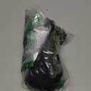 OBEEII Girls Square Neck Short Sleeve Ruched Bodycon Mini Dress Kids Mesh Short Tight Birthday Party Dance Dresses, 8-9 Years, Black