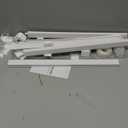 Delamu Cord Hider, 157in Wire Covers for Cords on Wall, Premium Cable Hider Cord Covers for Wires, Cable Management Wire Hiders for TV, Cable Raceway Kit, W0.95 H0.55in, White