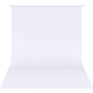 Hemmotop White Photo Backdrop 10x8ft, Large Drapes Well Photography Background for Family Photoshoot, Video Recording, Graduation, Birthday, Wedding, Baby Shower Party Photos