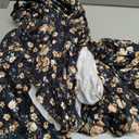 Zeagoo Women Summer Dress Short Sleeve Casual Midi Dress with Pockets Ruffle Sleeve V Neck Tiered Dress, 