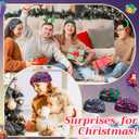 24 Pcs Christmas Party Favors Christmas Headbands Silicone Bracelets Set Xmas Headbands Rubber Bracelets for Xmas Gifts Accessories Holiday Party Supplies(Stylish Style)