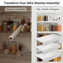 Kryvolu Wire Shelf Covers 22 x 16,Wire Rack Covers,5 Pack,for Pantry,Closet