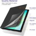 CoBak Case for Samsung Galaxy Tab A11+ Plus 11 2025, Multi-Viewing Angles, All New PU Leather Folio Stand Cover with Auto Sleep Wake Feature for Samsung Galaxy Tab A11+ Tablet 11-inch, Black