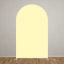 Arch Backdrop Cover Light Yellow Background Cover
  25 inch wide x 65 inch long