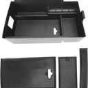 auovo Center Console Organizer Tray for Chevy Equinox Accessories 2018 2019 2020 2021 2022 2023 2024 Storage Box Secondary Armrest Glove Box Divider-Black