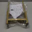 iDavosic.ly Plant Stand Indoor Outdoor, 6 Tier Corner Metal Flower Display Holder Shelf, Easy Assembly Folding Tall Orchid Rack for Patio Balcony Porch Garden Living Room House, Gold