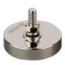 MUTUACTOR 2PCS Super Strong Neodymium Magnet with 1/4''-20 Male Threaded Stud,185lb Pulling Force Magnetic Mount Heavy Duty Magnets for Led Lighting Camera Tools and Others Equipments