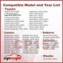 EPAuto CP157 (CF12157) Cabin Air Filter, Replacement for Toyota Camry, Corolla, RAV4, Prius, Highlander, Sienna, Lexus RX, NX, ES, Subaru Outback, Crosstrek, Mazda CX-9 - Fits 2016-2025