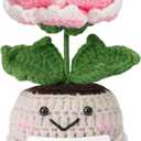 HEXMOZ Valentines Day Gifts for Mom from Son, Daughter - I Love You Mom Handmade Collectible Peony Doll - Gift Ideas for Mothers, Mamas, Mother-in-Law, Birthday, Mothers Day, Christmas