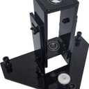 Pool Fence Drill Guide with Bubble Level, Drilling Aid, Adjustable Drilling Tilt Angle, Prevents Shifting of Drilling Position, Black