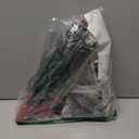 Heeyoo Dog Pooper Scooper, Dog Poop Tray and Rake Set, Pet Waste Removal Scoop with Long Adjustable Sectional Stainless Handles, 2 Pieces (Black/Red)